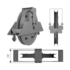 IMLIGHT БЛОК D 300 ММ ТЯГОВЫЙ